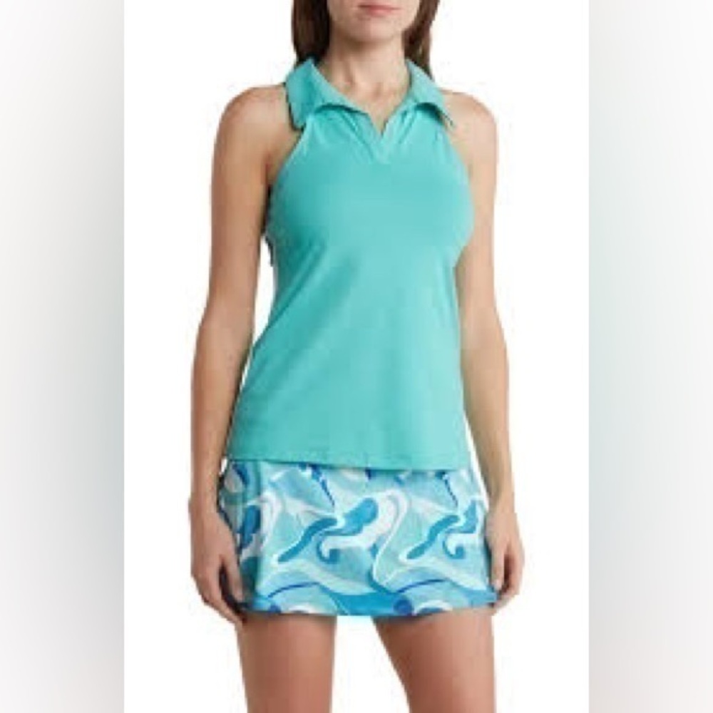 Gottex sleeveless golf or tennis polo